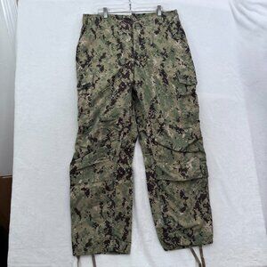 US Navy Type III Cargo Pants Mens M 34x30 Green NWU AOR2 Digital Camo Ripstop